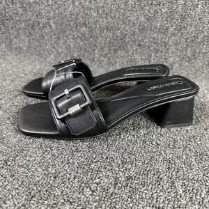 Calvin Klein Women's Heeled Sandals Shoes Black Size 7.5
